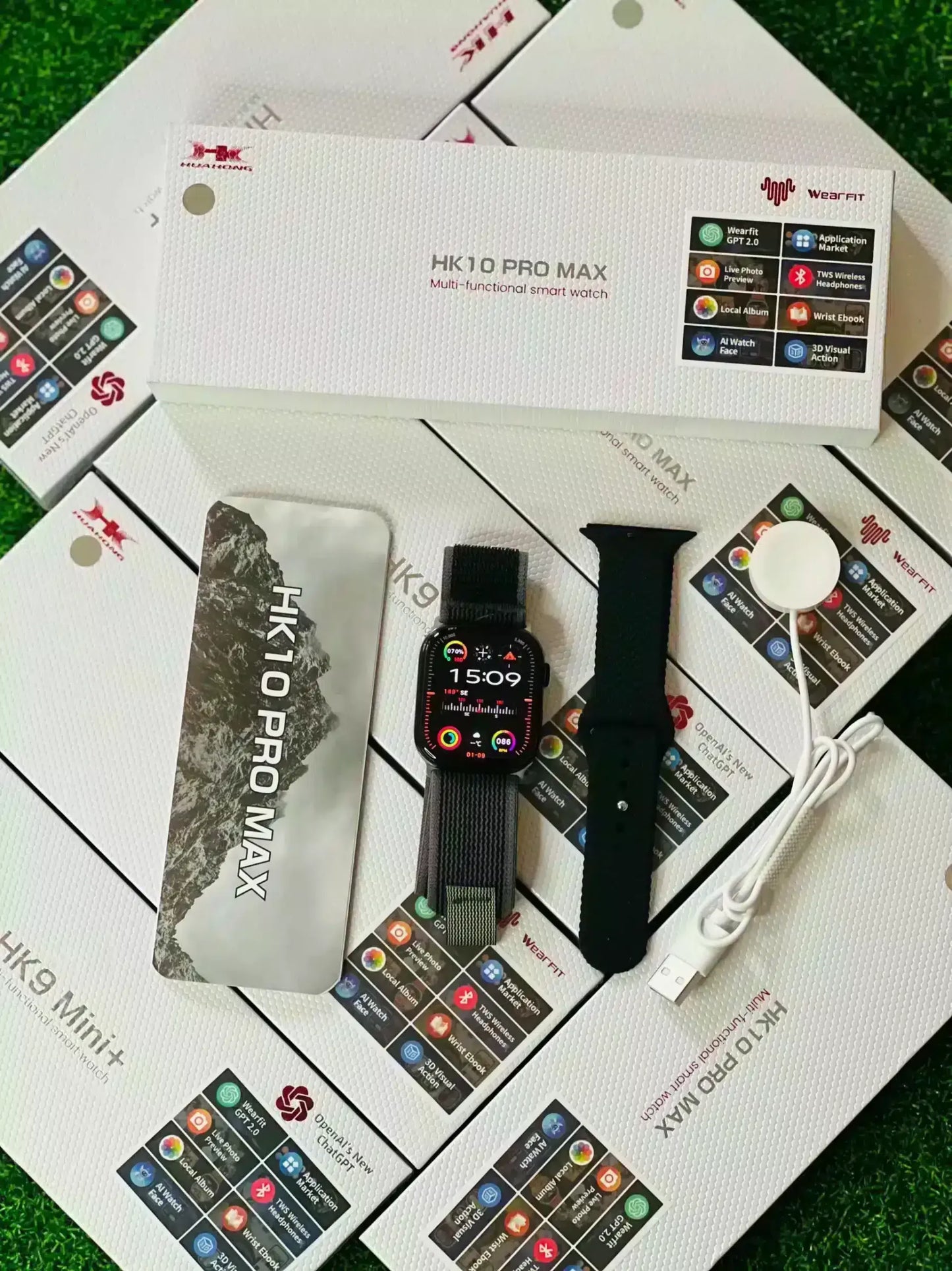 ساعة سمارت HK10 PRO MAX تدعم always on display سيريس 10