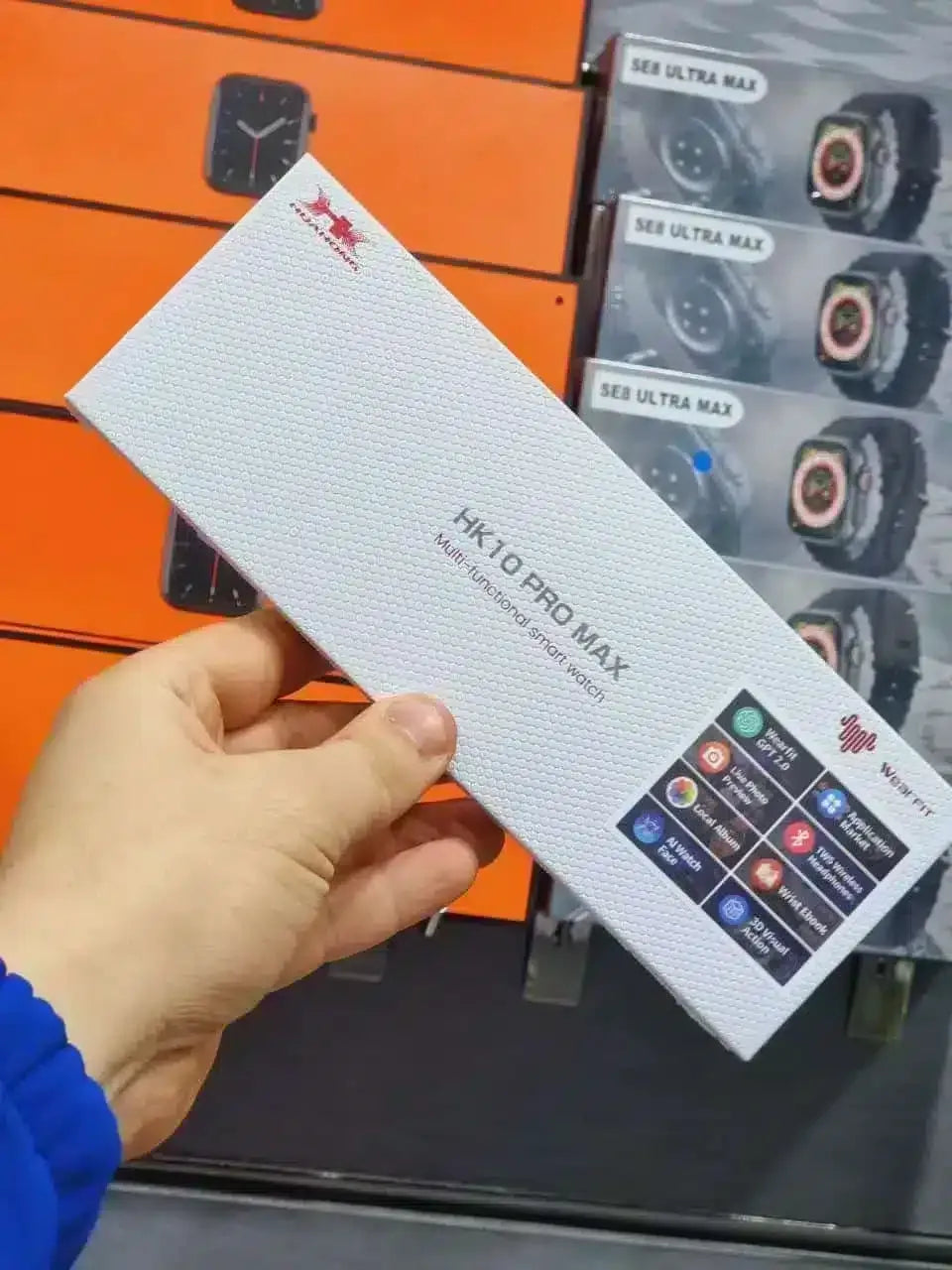 ساعة سمارت HK10 PRO MAX تدعم always on display سيريس 10